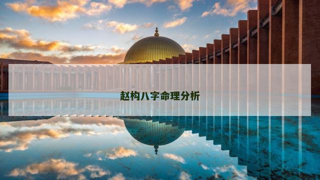 赵构八字命理分析