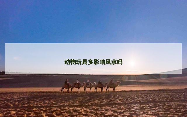 动物玩具多影响风水吗