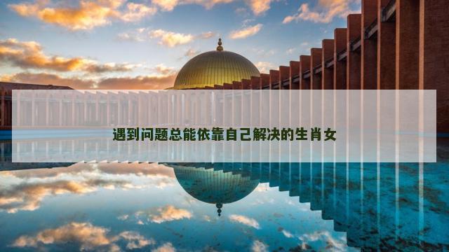 遇到问题总能依靠自己解决的生肖女