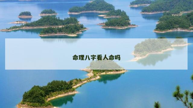 命理八字看人命吗