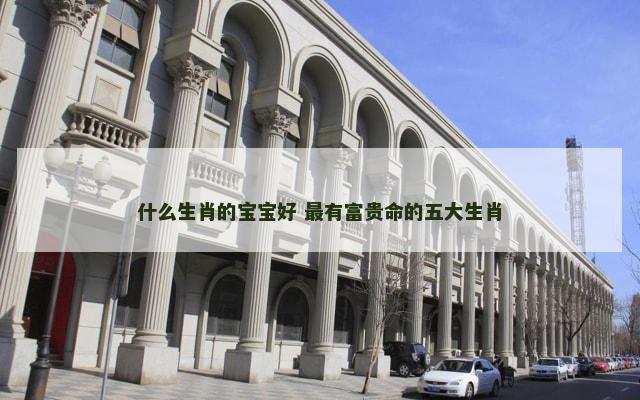 什么生肖的宝宝好 最有富贵命的五大生肖