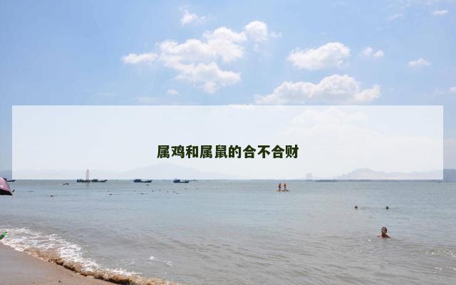 属鸡和属鼠的合不合财