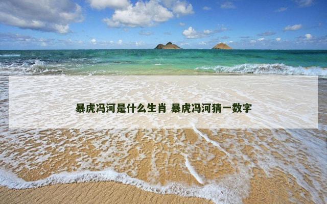 暴虎冯河是什么生肖 暴虎冯河猜一数字