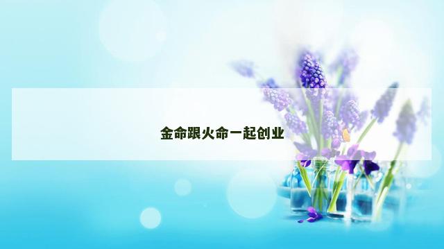 金命跟火命一起创业