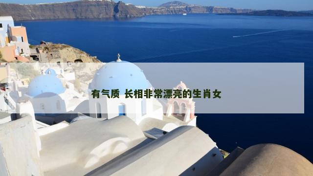 有气质 长相非常漂亮的生肖女