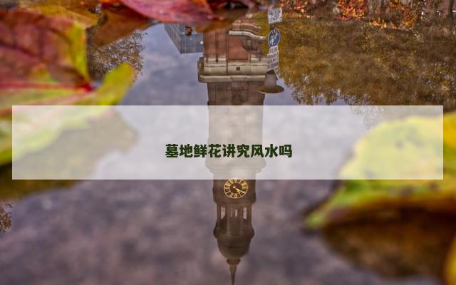 墓地鲜花讲究风水吗