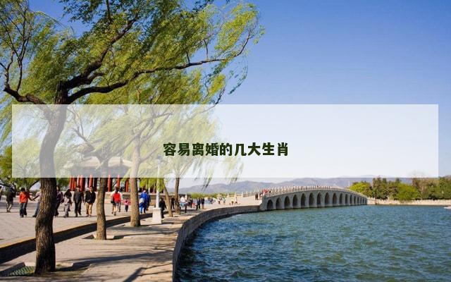 容易离婚的几大生肖