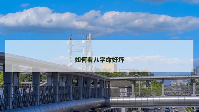如何看八字命好坏