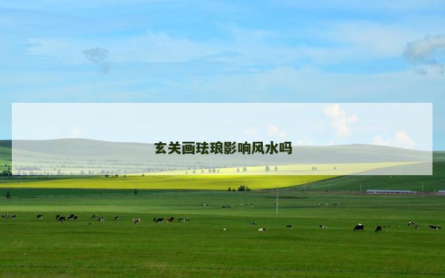 玄关画珐琅影响风水吗