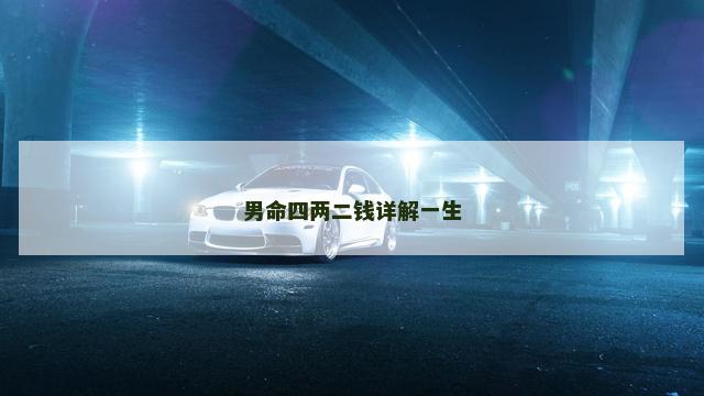 男命四两二钱详解一生