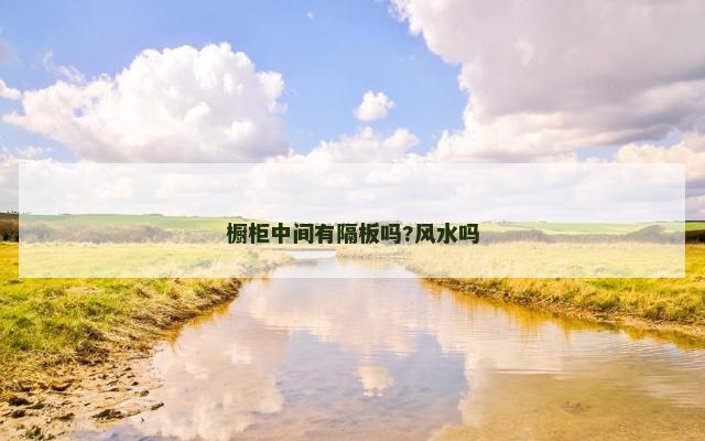 橱柜中间有隔板吗?风水吗 橱柜中间有隔板吗?风水吗