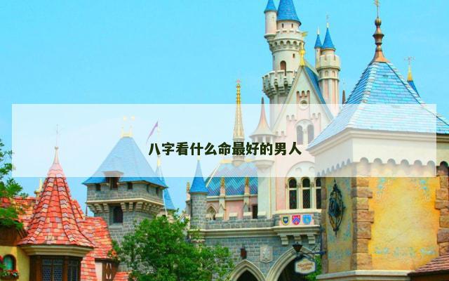 八字看什么命最好的男人
