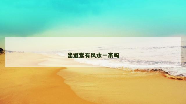 出道堂有风水一家吗